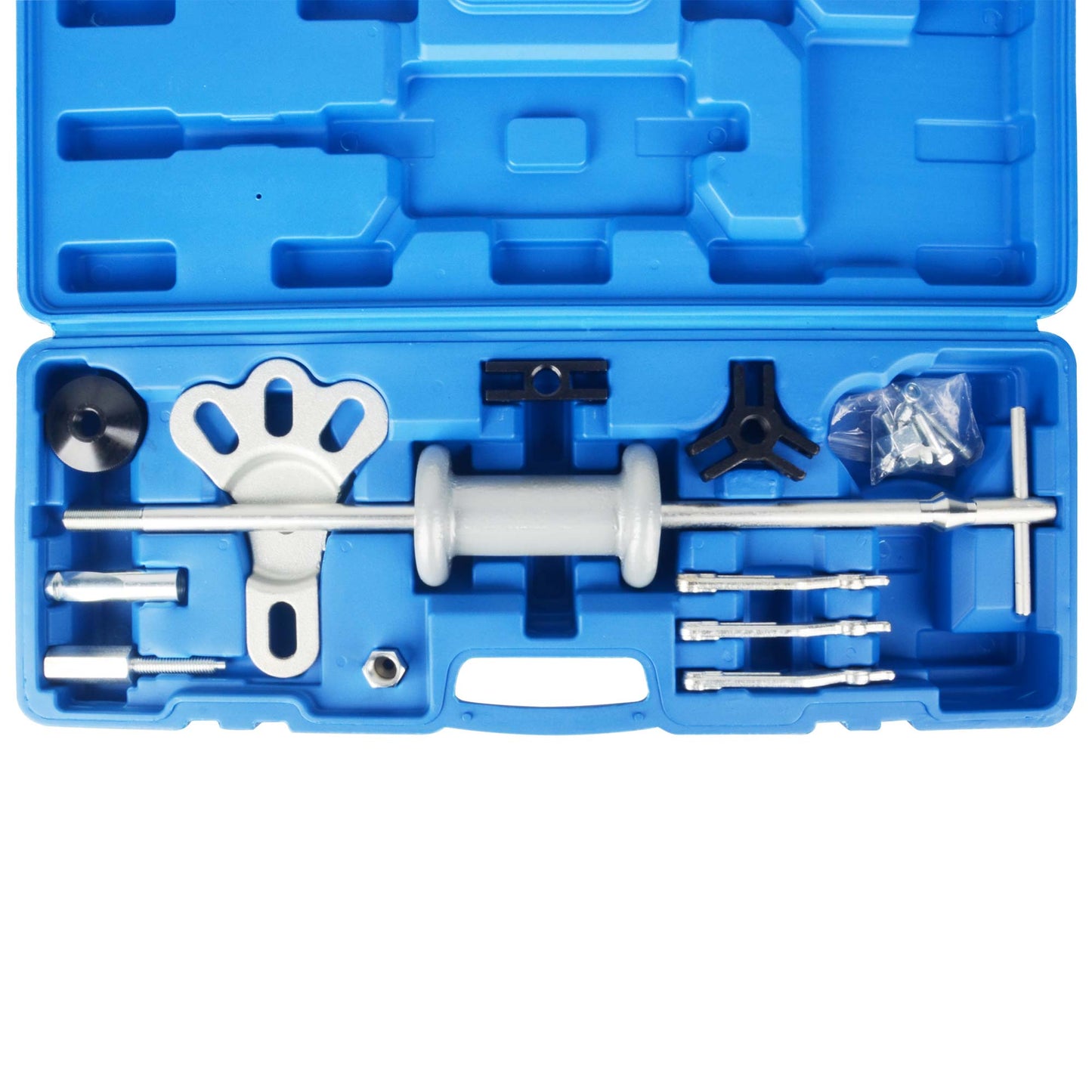16pcs Axle Slide Hammer Dent Panel Bearing Puller Set Garage Tool