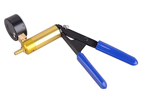 DAYUAN Vacuum Pump Brake Pump Tester Set Vacuum Gauge and Brake Bleeder Kit for Car with Adapters Housing Metal Handle