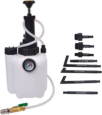DAYUAN 3L Manual Transmission Fluid Pump Oil Filling Filler System Fluid Transfer Pump Tool with Adapters