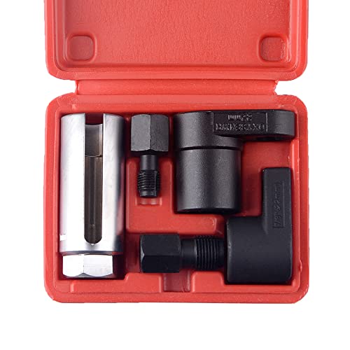 DAYUAN 5 pcs O2 Oxygen Sensor Socket Set Wrench Remover Tool and Thread Chaser Set