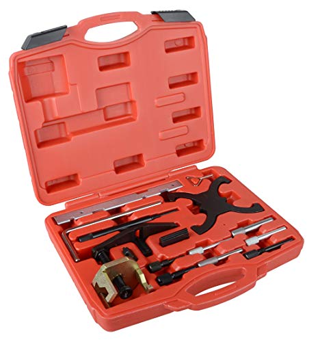 DAYUAN 16Pcs Engine Timing Tool Kit Compatible for Ford Mazda Camshaft Flywheel Locking Tools 1.4 1.6 1.8 2.0 Di/TDCi/TDDi