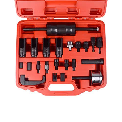 23pc Diesel Injector Puller Remover Tool Master Kit Bosch Delphi Denso Siemen