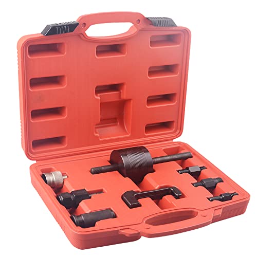 DAYUAN 8pcs Diesel Puller Set, Injector Extractor Kit Common Rail Injector Extractor Diesel Puller Set with Storage Box
