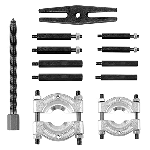 DAYUAN 12pcs Bearing Separator Puller Set, Heavy Duty 5 Ton Capacity 2" and 3" Bearings Splitters Puller Kit