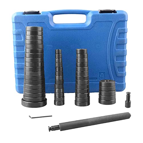 52-in-1 Custom Bushing Driver Set | Transmission Wheel Axle Bearing Race and Seal Installer, Remover, Press Tool Kit