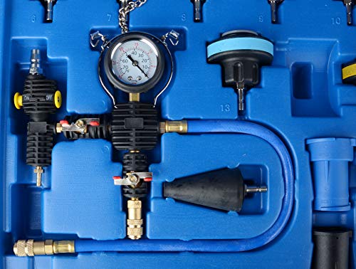DAYUAN 28pcs Universal Radiator Pressure Tester and Vacuum Type Cooling System Kit